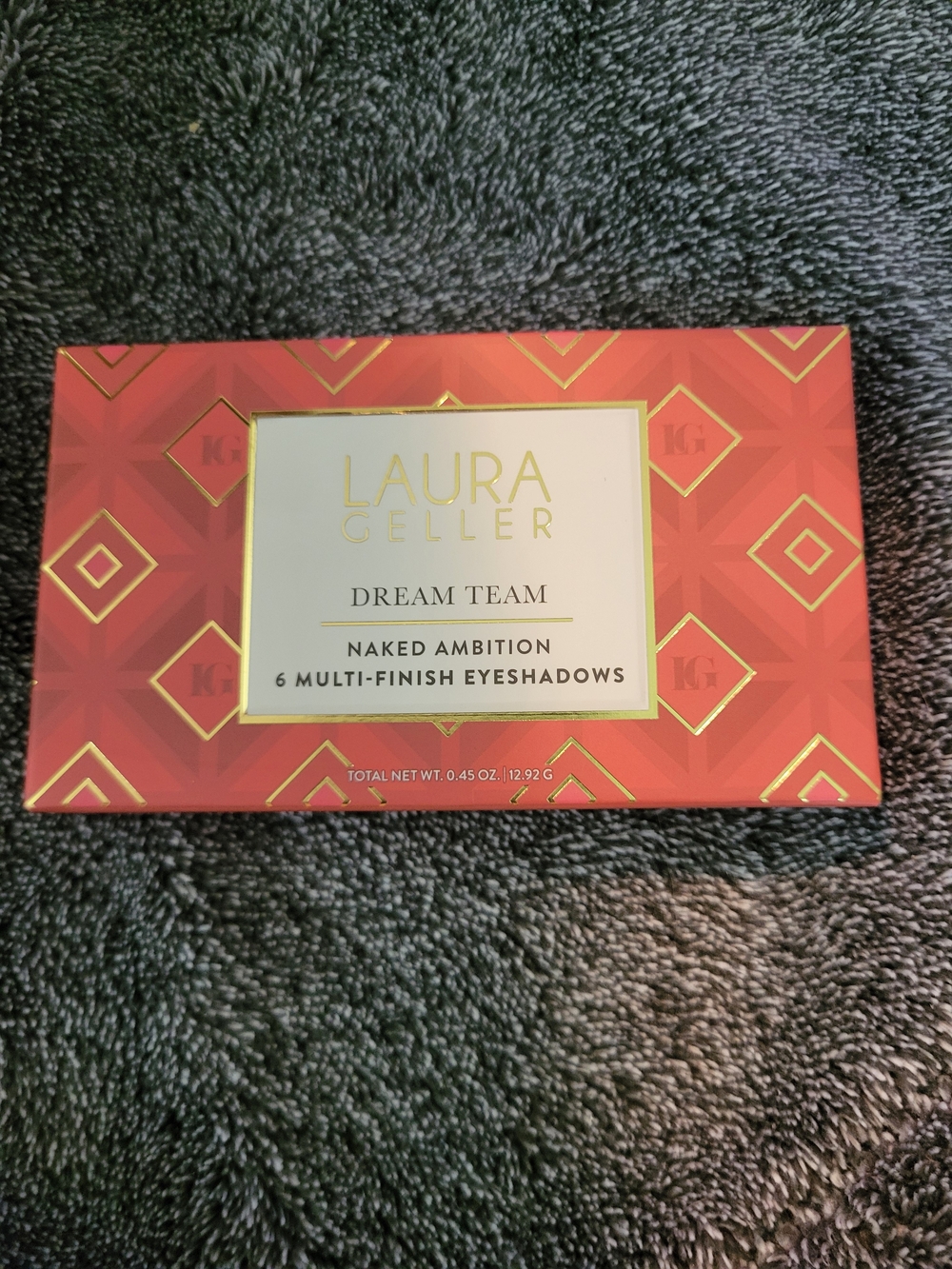Laura Geller Dream Team Naked Ambition Eyeshadow Palette - Red & Gold Packaging